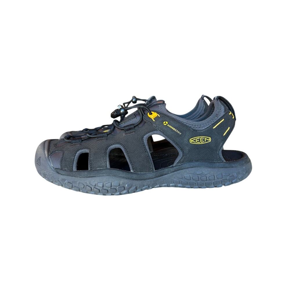 Keen Mens Black SOLR Water Sandals for Outdoor Aquatic Sports Gorpcore size 9 - Picture 4 of 16